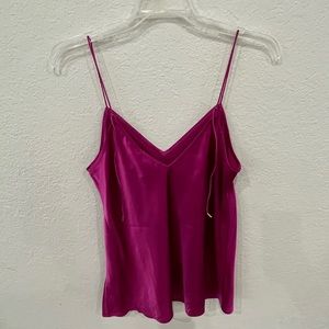 NWT Paige Magenta Silk Camisole Tank top